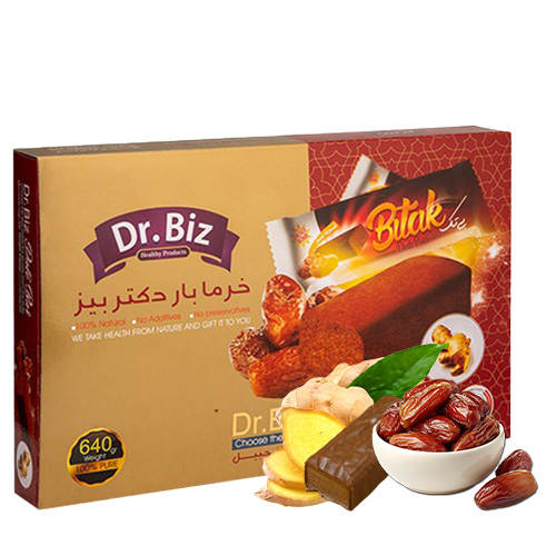 خرید خرما بار زنجبیلی دکتربیز